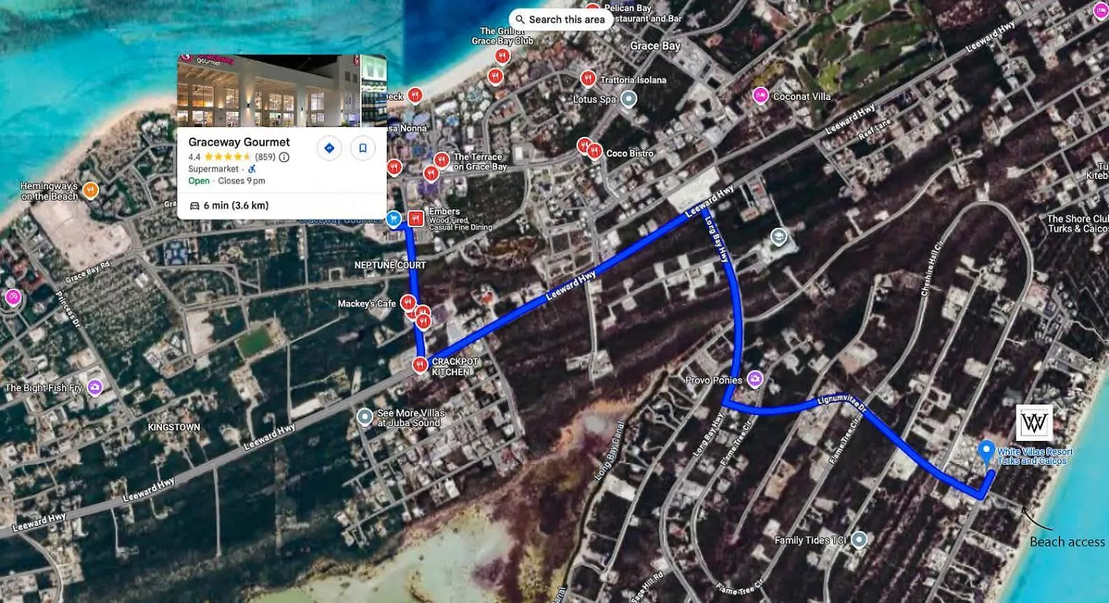 Oceanside 2 Bedroom Luxury Villa With Private Pool, 500Ft From Long Bay Beach -V3