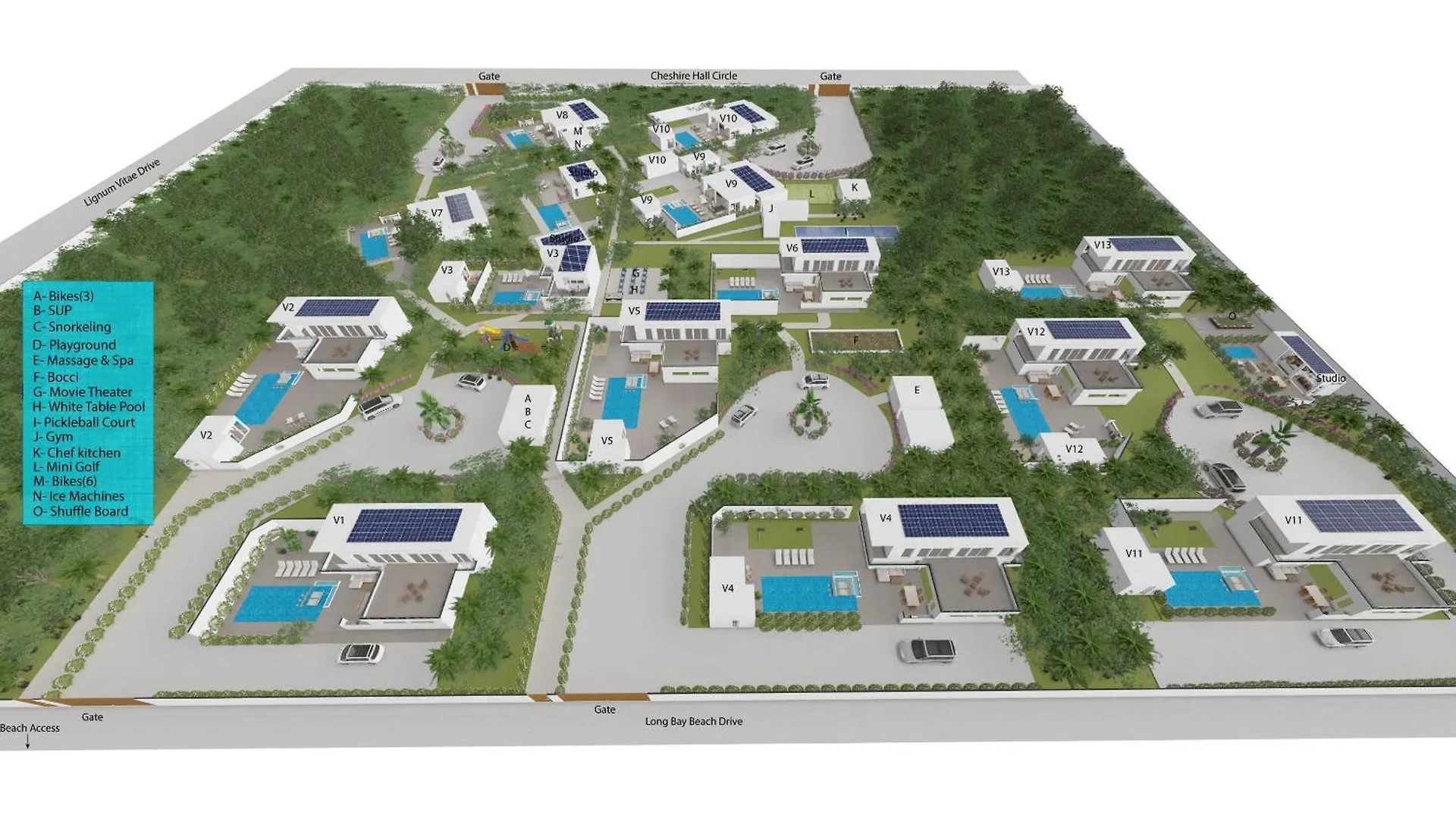 Oceanside 2 Bedroom Luxury Villa With Private Pool, 500Ft From Long Bay Beach -V3